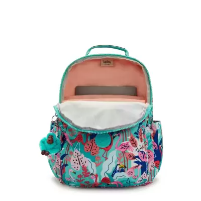 MOCHILA KIPLING SEOUL ESTAMPADO